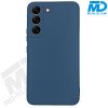 Samsung S22 - Telefoonhoesje - Achterkantje - Silliconen - Donker Blauw