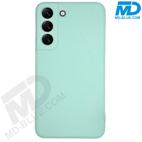 Samsung S22 - Telefoonhoesje - Achterkantje - Silliconen - Licht Groen Samsung S22 - Telefoonhoesje - Achterkantje - Silliconen - Licht Groen