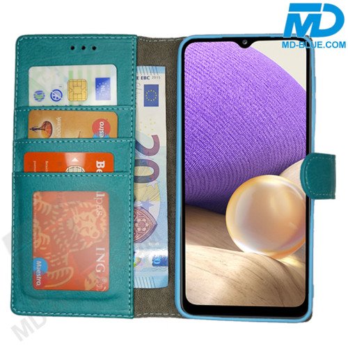Samsung Galaxy A20s Telefoonhoesje - Book Case - Kaarthouder met Magneetsluiting - Sky Blue Samsung Galaxy A20s Telefoonhoesje - Book Case - Kaarthouder met Magneetsluiting - Sky Blue