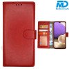 Samsung A21s Book Case Telefoonhoesje - Portemonnee  - Kaarthouder & Magneetsluiting - Rood