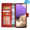 Samsung A43 Book Case Telefoonhoesje - Portemonnee  - Kaarthouder & Magneetsluiting - Rood