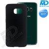 Samsung S6 Edge - Telefoonhoesje - Achterkantje - Silliconen - Zwart Samsung S6 Edge - Telefoonhoesje - Achterkantje - Silliconen - Zwart