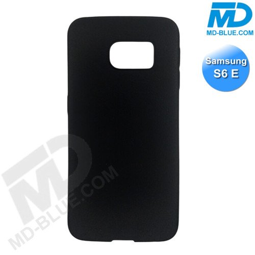 Samsung S6 Edge - Telefoonhoesje - Achterkantje - Silliconen - Zwart Samsung S6 Edge - Telefoonhoesje - Achterkantje - Silliconen - Zwart