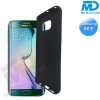 Samsung S6 Edge - Telefoonhoesje - Achterkantje - Silliconen - Zwart Samsung S6 Edge - Telefoonhoesje - Achterkantje - Silliconen - Zwart