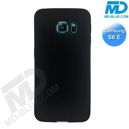Samsung S6 Edge - Telefoonhoesje - Achterkantje - Silliconen - Zwart Samsung S6 Edge - Telefoonhoesje - Achterkantje - Silliconen - Zwart
