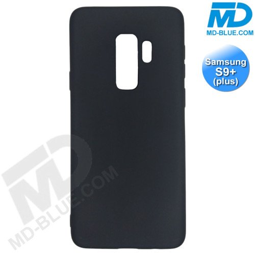 Samsung S9 plus - Telefoonhoesje - Achterkantje - Silliconen - Zwart