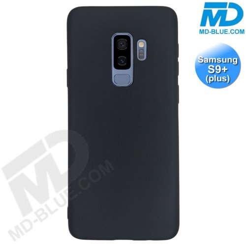 Samsung S9 plus - Telefoonhoesje - Achterkantje - Silliconen - Zwart