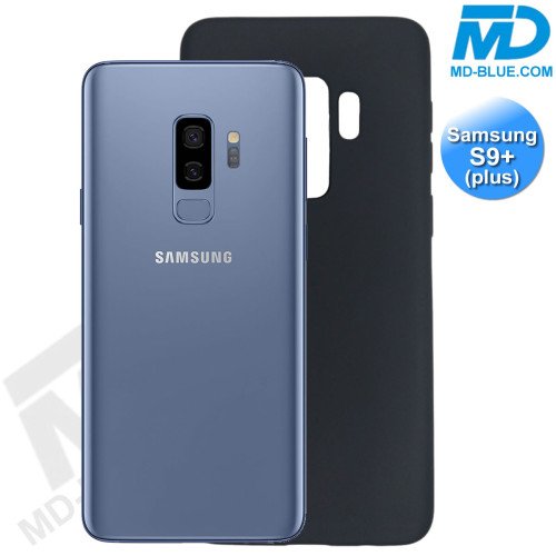 Samsung S9 plus - Telefoonhoesje - Achterkantje - Silliconen - Zwart