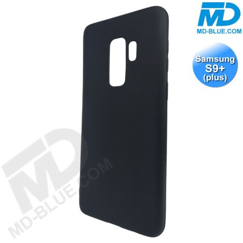 Samsung S9 plus - Telefoonhoesje - Achterkantje - Silliconen - Zwart