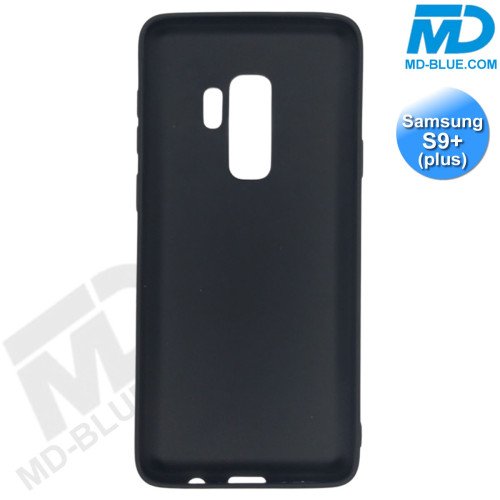 Samsung S9 plus - Telefoonhoesje - Achterkantje - Silliconen - Zwart