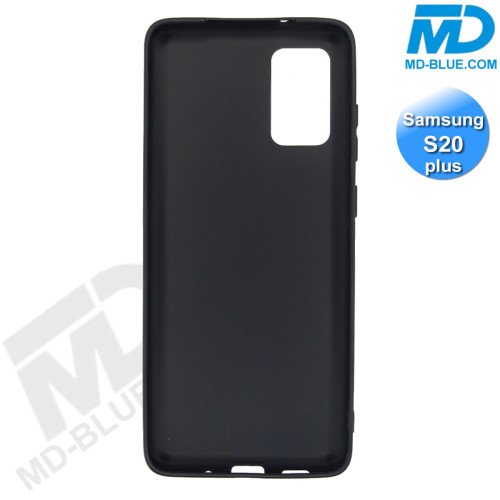 Samsung S20 Plus - Telefoonhoesje - Achterkantje - Silliconen - Zwart Samsung S20 Plus - Telefoonhoesje - Achterkantje - Silliconen - Zwart