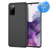 Samsung S20fe - Telefoonhoesje - Achterkantje - Silliconen - Zwart Samsung S20fe - Telefoonhoesje - Achterkantje - Silliconen - Zwart