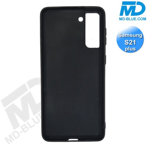 Samsung S21 Plus - Telefoonhoesje - Achterkantje - Silliconen - Zwart Samsung S21 Plus - Telefoonhoesje - Achterkantje - Silliconen - Zwart
