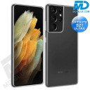 Samsung S21 Ultra- Telefoonhoesje - Achterkantje - Siliconen - Transparant