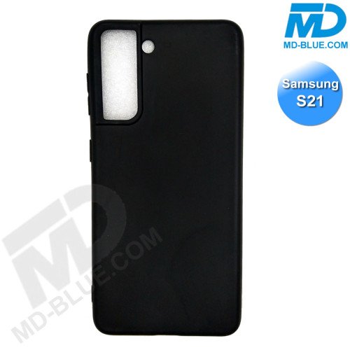 Samsung S21 - Telefoonhoesje - Achterkantje - Silliconen - Zwart Samsung S21 - Telefoonhoesje - Achterkantje - Silliconen - Zwart