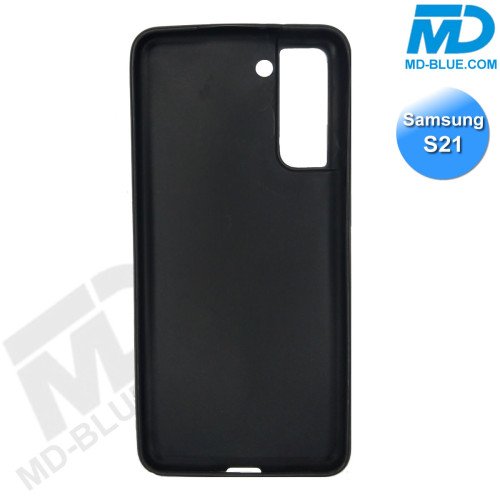 Samsung S21 - Telefoonhoesje - Achterkantje - Silliconen - Zwart Samsung S21 - Telefoonhoesje - Achterkantje - Silliconen - Zwart