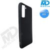 Samsung S21 - Telefoonhoesje - Achterkantje - Silliconen - Zwart Samsung S21 - Telefoonhoesje - Achterkantje - Silliconen - Zwart
