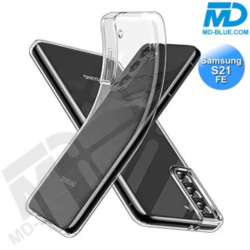 Samsung S21fe - Telefoonhoesje - Achterkantje - Siliconen - Transparant