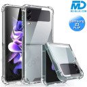 Samsung Z Flip 3  - Telefoonhoesje - Achterkantje - Siliconen - Antishock - Transparant