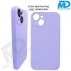 iPhone Back Cover Luxe Siliconen met lensbescherming Paars iPhone Back Cover Luxe Siliconen met lensbescherming Paars
