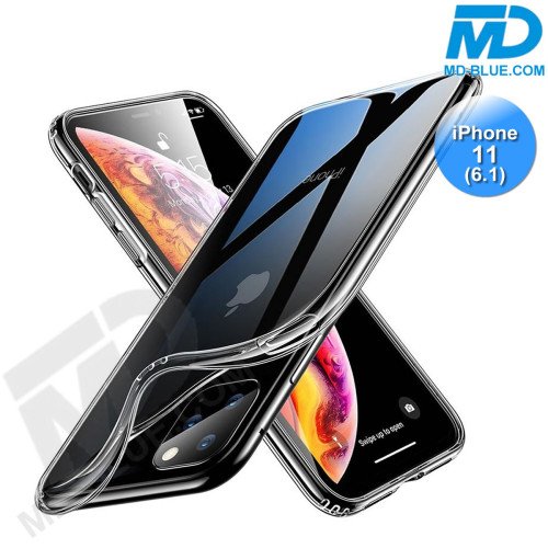 iPhone 11 - Telefoonhoesje - Achterkantje - Siliconen - Tranparant iPhone 11 - Telefoonhoesje - Achterkantje - Siliconen - Tranparant