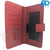 Universeel Book Hoesje Rood met Klem Houder - 6.5 inch