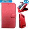 Universeel Book Hoesje Rood met Siliconen inlay 5.5 . 6 inch