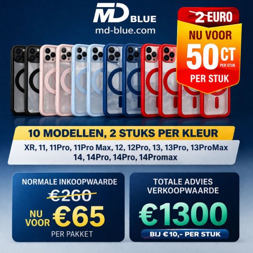 Bundel Korting 130 stuks 15 modellen in 5 kleuren