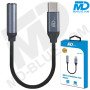 MDblue USB-C naar 3.5mm Jack Adapter – AUX Verloopstekker