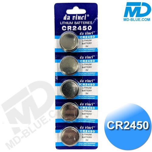 Knoopcel Batterijen CR2450 Lithium 5 stuks / 3V Knoopcel Batterijen CR2450 Lithium 5 stuks / 3V