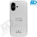 iPhone 16 - Siliconen Hoesje- Transparant