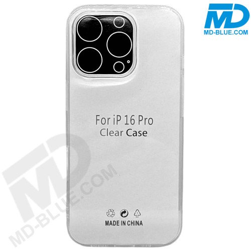 iPhone 16 Pro - Siliconen Hoesje- Transparant