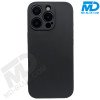 iPhone 16 Pro - Siliconen Hoesje- Zwart