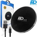 MDblue Draadloze Snellader 15W – Met USB-C aansluiting & 80 cm kabel