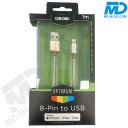 Grixx - Oplaadkabel - USB A naar Lightning - 1 meter