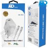 MDblue oplaadstekker met kabel - Oplader - Adapter - C naar C - 20 Watt - Wit