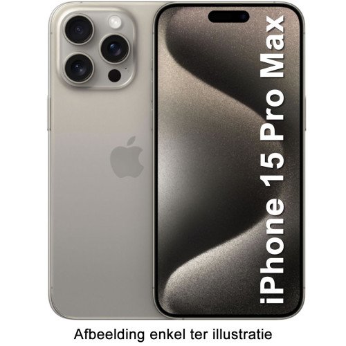 A-Grade - iPhone 15 Pro Max - Zilver Naturel Titanium -256 GB (marge) A-Grade - iPhone 15 Pro Max - Zilver Naturel Titanium -256 GB (marge)