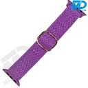 Smart Watch Bandje - voor Apple watch 38-40-41 mm - Nylon - Maat one size - Paars