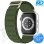 Apple Watch - Bandje - Nylon- Smart Watch Bandje - voor Apple watch 42-44-45-49 mm - Army Green