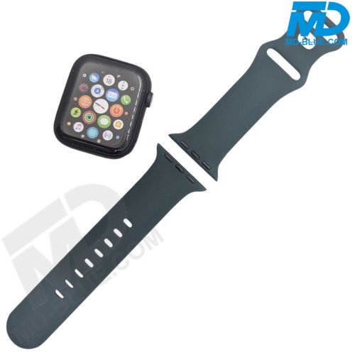 Smart Watch Bandje - voor Apple watch 42-44-45 mm - Siliconen  - Maat S - Army Green
