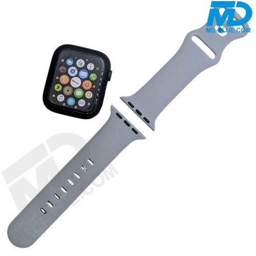 Smart Watch Bandje - voor Apple watch 42-44-45 mm - Siliconen  - Maat S - Grijs