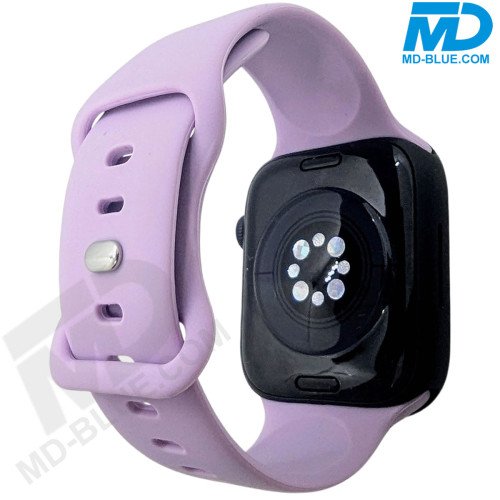 Smart Watch Bandje - voor Apple watch 42-44-45 mm - Siliconen  - Maat S - Licht Paars