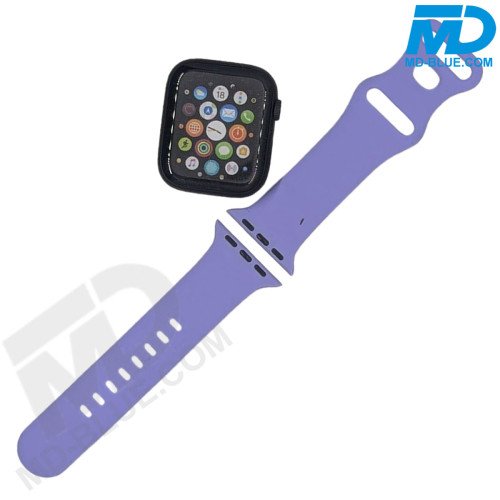 Smart Watch Bandje - voor Apple watch 42-44-45 mm - Siliconen  - Maat S - Lila
