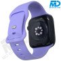 Smart Watch Bandje - voor Apple watch 38-40-41 mm - Siliconen  - Maat L - Lila