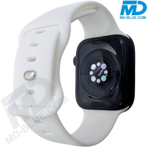 Smart Watch Bandje - voor Apple watch 42-44-45 mm - Siliconen  - Maat L - Wit