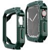 Bumper - Hoesje - voor Apple Watch 44 mm - Leger Groen