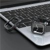 Bumper - Hoesje -  voor Apple Watch 49 mm - Zwart / Zilver