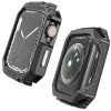 Bumper - Hoesje -  voor Apple Watch 49 mm - Zwart / Zilver