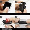 Apple Watch Screenprotector - Case - voor Apple Watch Series 10 - 46 mm- Zwart