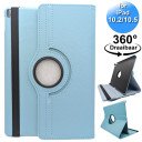 MDblue Tablethoes iPad 10.2 / 10.5 – 360° Draaibaar, Sky Blue, Schokbestendig & Standaardfunctie - Hemelsblauw